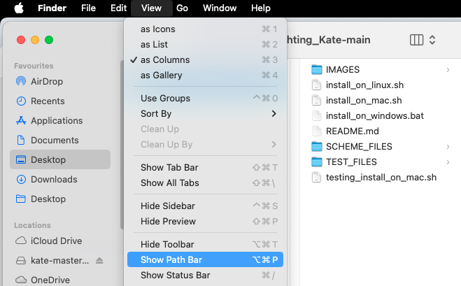 Finder: Show Path Bar