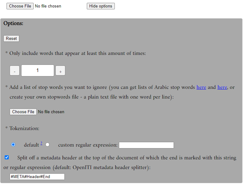 Token Counter Text A Token Frequency Counter For OpenITI Texts - KITAB